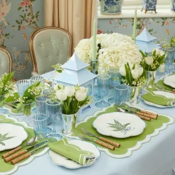 Sale Mrs. Alice Scalloped Lily Of The Valley Dinner Plate