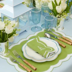 Hot Mrs. Alice Scalloped Lily Of The Valley Starter Plate