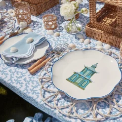 Sale Mrs. Alice Scalloped Pagoda Dinner Plate (Set Of 4)