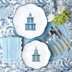 Sale Mrs. Alice Scalloped Pagoda Dinner Plate (Set Of 4)