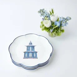 Sale Mrs. Alice Scalloped Pagoda Dinner Plate (Set Of 4)