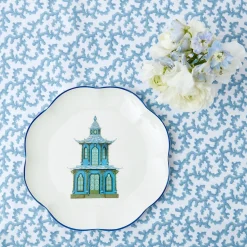 Sale Mrs. Alice Scalloped Pagoda Dinner Plate (Set Of 4)