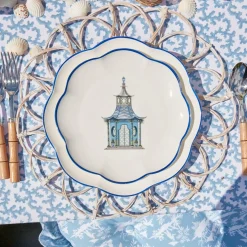Discount Mrs. Alice Scalloped Pagoda Starter Plate (Set Of 4)