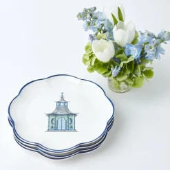Discount Mrs. Alice Scalloped Pagoda Starter Plate (Set Of 4)