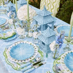 Clearance Mrs. Alice Serena Cabbage Dinner & Starter Plates (Set Of 8)