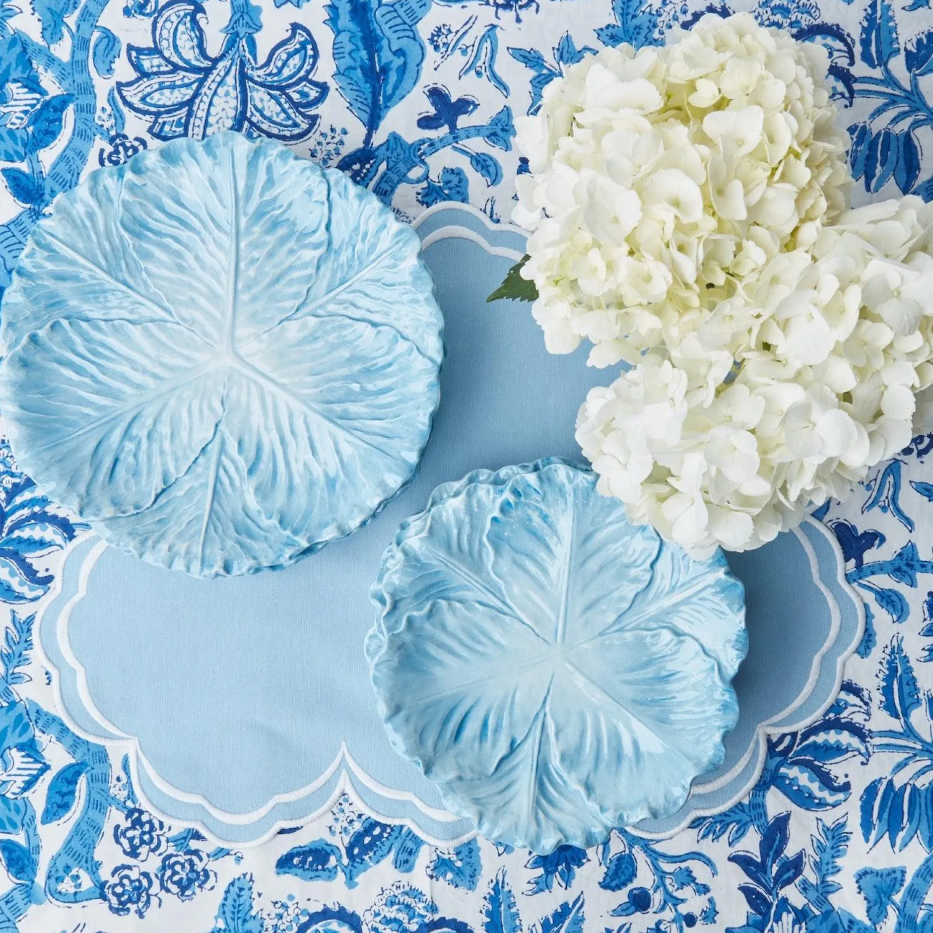 Sale Mrs. Alice Serena Cornflower Blue Placemats (Set Of 4)
