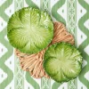 Best Mrs. Alice Serena Green Cabbage Dinner & Starter Plates (Set Of 8)