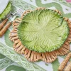 Mrs. Alice Serena Green Cabbage Dinner Plate (Set Of 4)