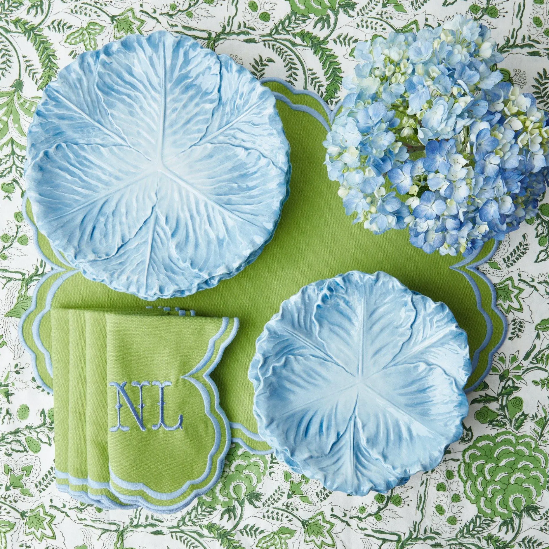 New Mrs. Alice Serena Green Tablecloth