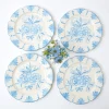 Mrs. Alice Seville Blue Gardenia Dinner Plate (Set Of 4)