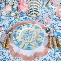Mrs. Alice Seville Blue Gardenia Dinner Plate (Set Of 4)