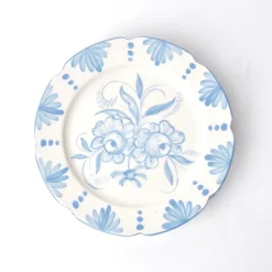 Online Mrs. Alice Seville Blue Gardenia Dinner Plate (Set Of 4)