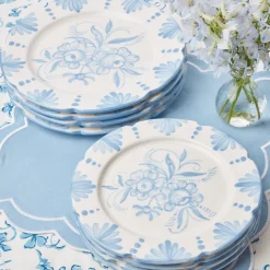 Best Mrs. Alice Seville Blue Gardenia Dinner Plate
