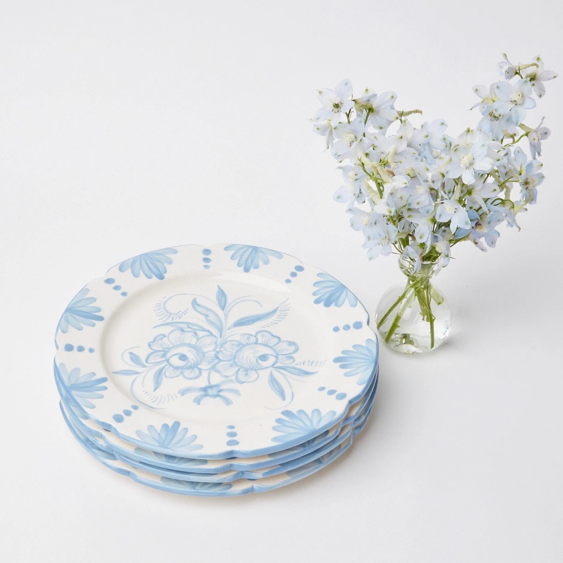 Discount Mrs. Alice Seville Blue Gardenia Starter Plate