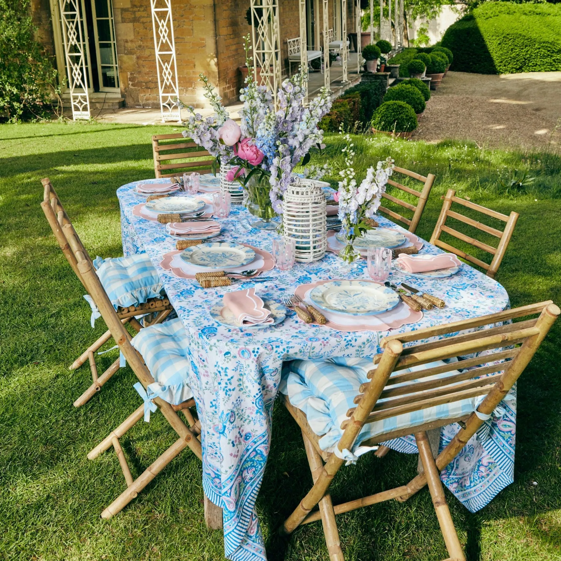 Discount Mrs. Alice Seville Blue Gardenia Starter Plate