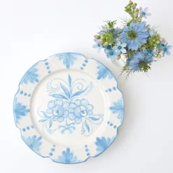 Online Mrs. Alice Seville Blue Gardenia Starter Plate (Set Of 4)