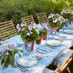 Best Mrs. Alice Seville Blue Gardenia Starter Plate (Set Of 4)