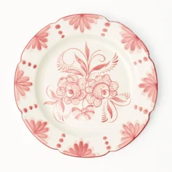 Clearance Mrs. Alice Seville Pink Gardenia Dinner Plate