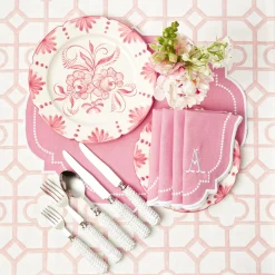 Online Mrs. Alice Seville Pink Gardenia Dinner Plate
