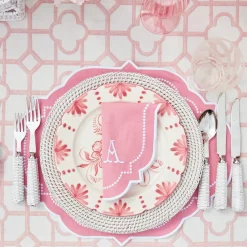 Online Mrs. Alice Seville Pink Gardenia Dinner Plate