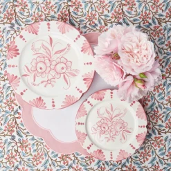 Online Mrs. Alice Seville Pink Gardenia Dinner Plate