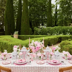 Outlet Mrs. Alice Seville Pink Gardenia Dinner & Starter Plates (Set Of 8)