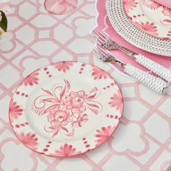 Discount Mrs. Alice Seville Pink Gardenia Starter Plate (Set Of 4)