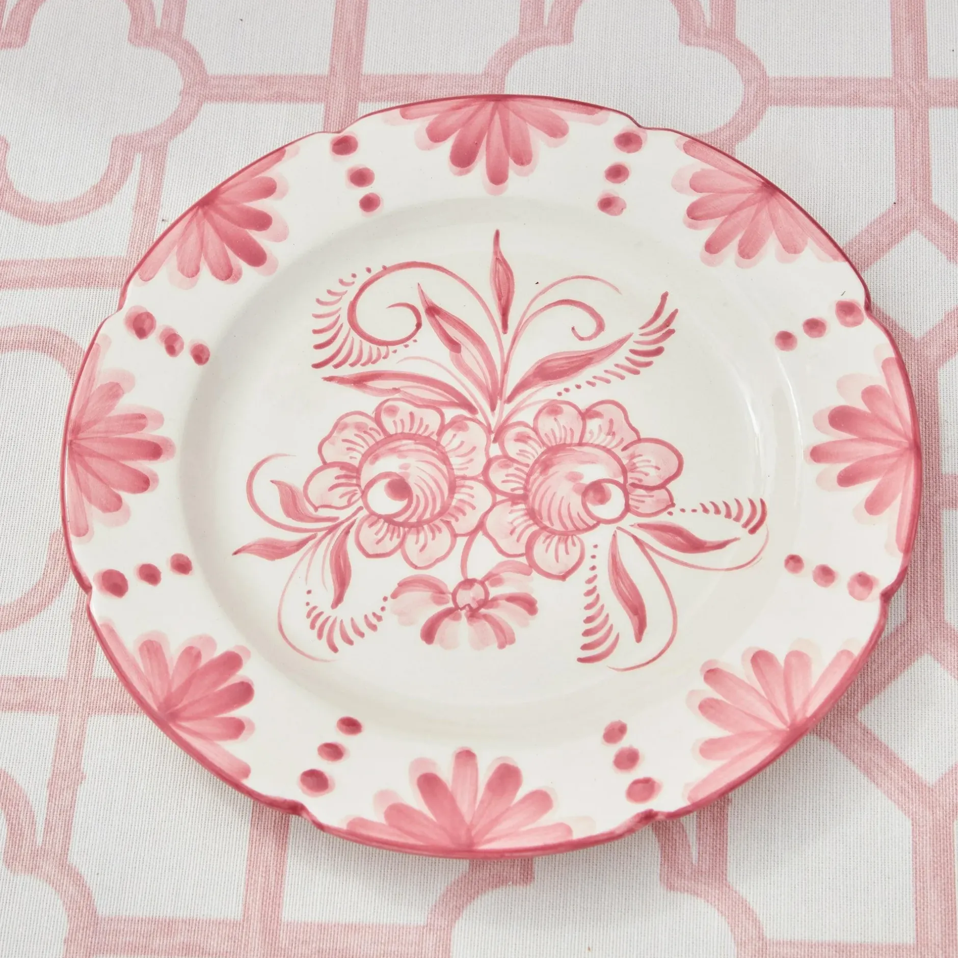 Outlet Mrs. Alice Seville Pink Gardenia Starter Plate