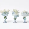 Outlet Mrs. Alice Small Blue Fluted Vase (Set Of 3)