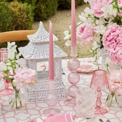 Outlet Mrs. Alice Small Camille Peony Candle Holder (Pair)