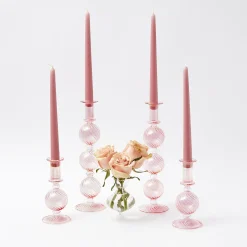 Outlet Mrs. Alice Small Camille Peony Candle Holder (Pair)