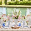 Best Mrs. Alice Small White Rattan Urn Vase