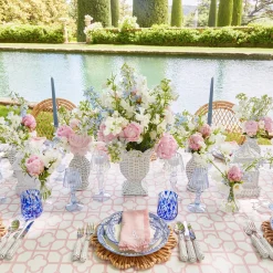 Discount Mrs. Alice Small White Rattan Urn Vase