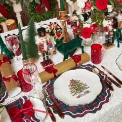 Hot Mrs. Alice Snowflake Applique Tablecloth