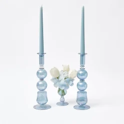 New Mrs. Alice Soft Blue Candles (Set Of 8)