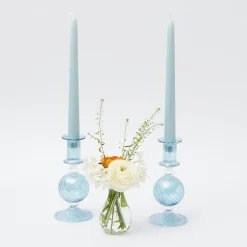 New Mrs. Alice Soft Blue Candles (Set Of 8)