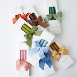 New Mrs. Alice Soft Blue Candles (Set Of 8)
