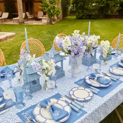 New Mrs. Alice Soft Blue Candles (Set Of 8)
