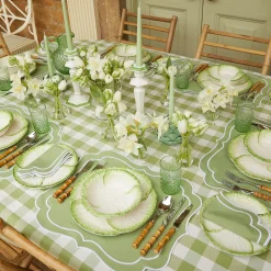 Outlet Mrs. Alice Sylvie Green Embroidered Placemats (Set Of 4)