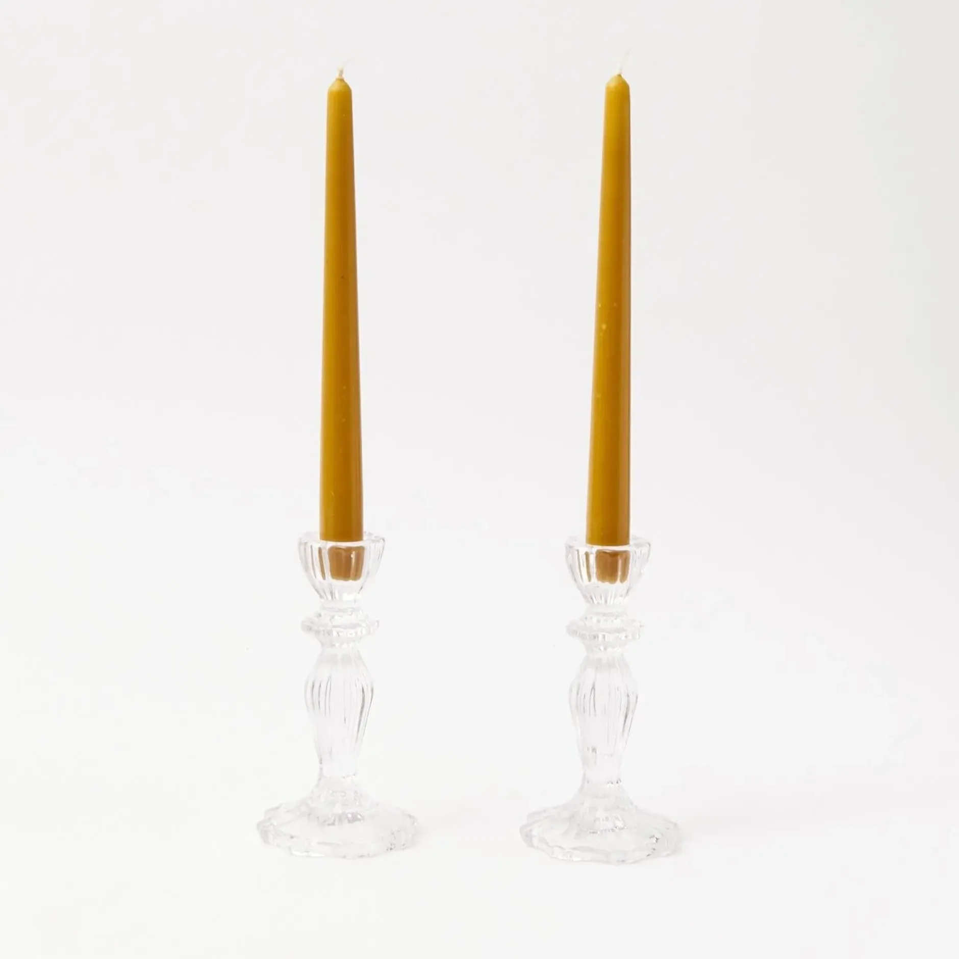 Outlet Mrs. Alice Tall Lace Edge Candle Holders (Pair)