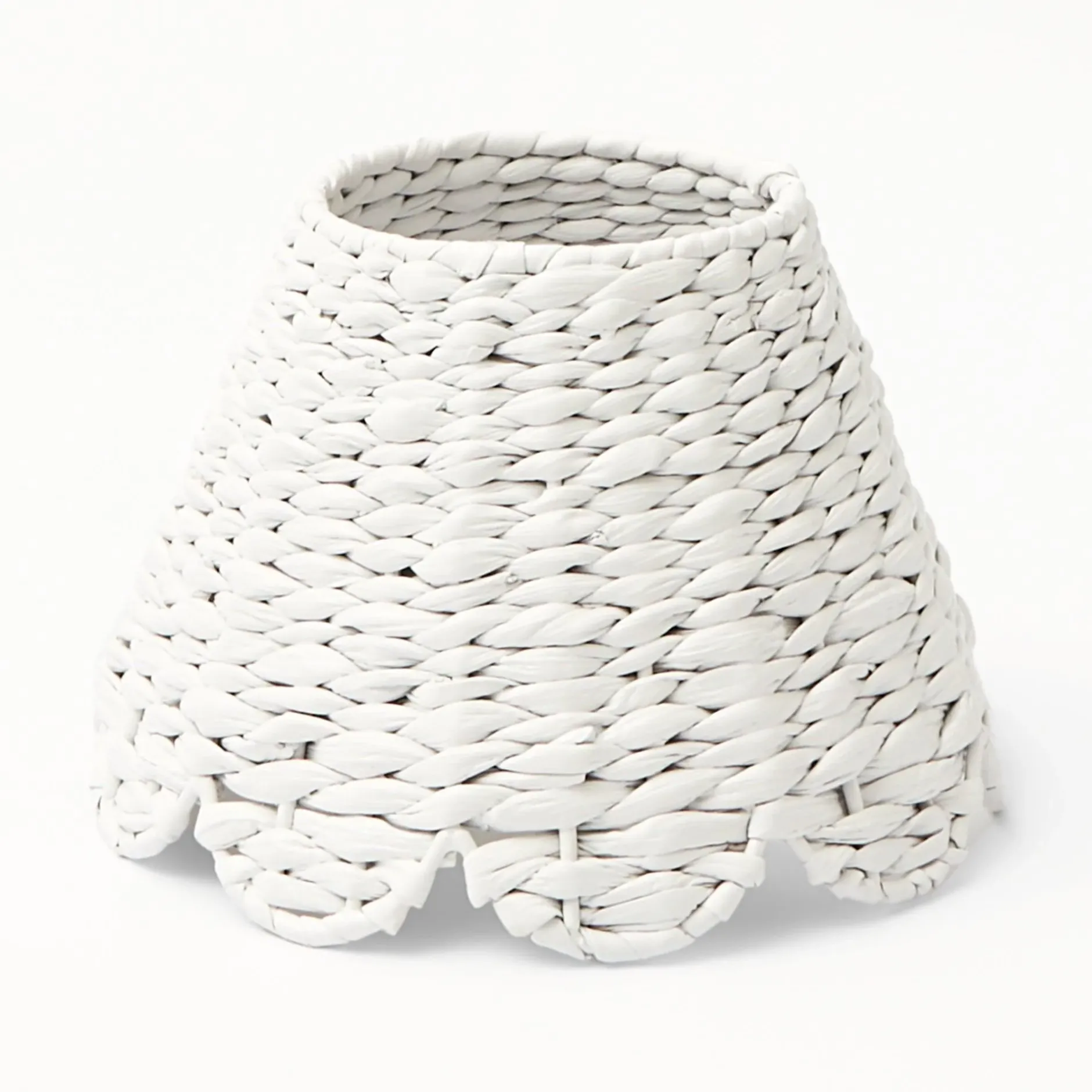 Mrs. Alice Tall Rechargeable Lamp With White Seagrass Lampshade
