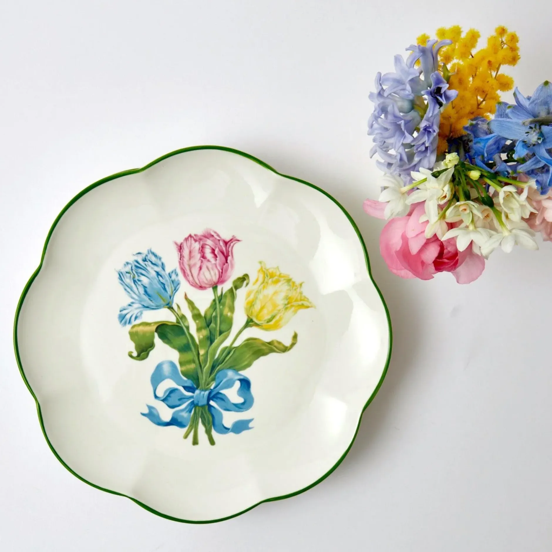Outlet Mrs. Alice Tulip Dinner Plate
