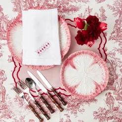 Clearance Mrs. Alice Valerie Pink Placemats (Set Of 4)