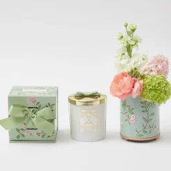 Outlet Mrs. Alice Velvet Oak Scented Candle & Pot Set