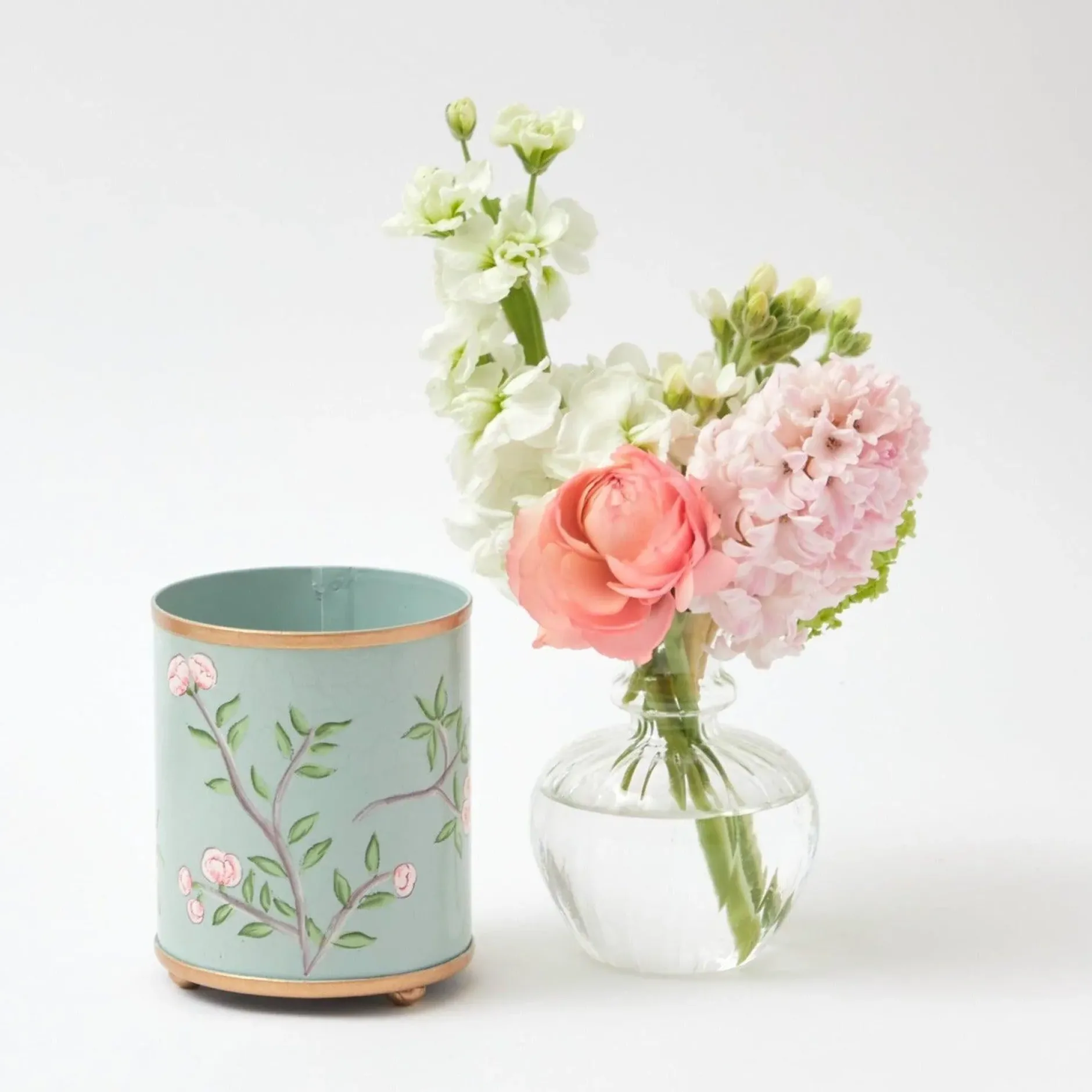 Best Mrs. Alice Velvet Oak Tole Candle Pot