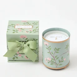 Discount Mrs. Alice Velvet Oak Tole Candle Pot