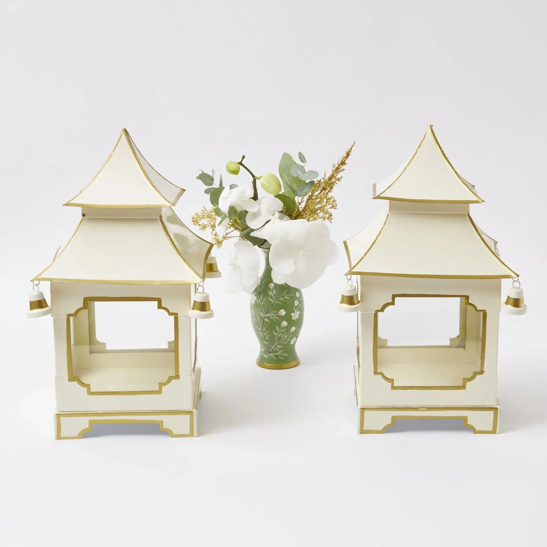 Best Mrs. Alice White & Gold Pagoda Lantern