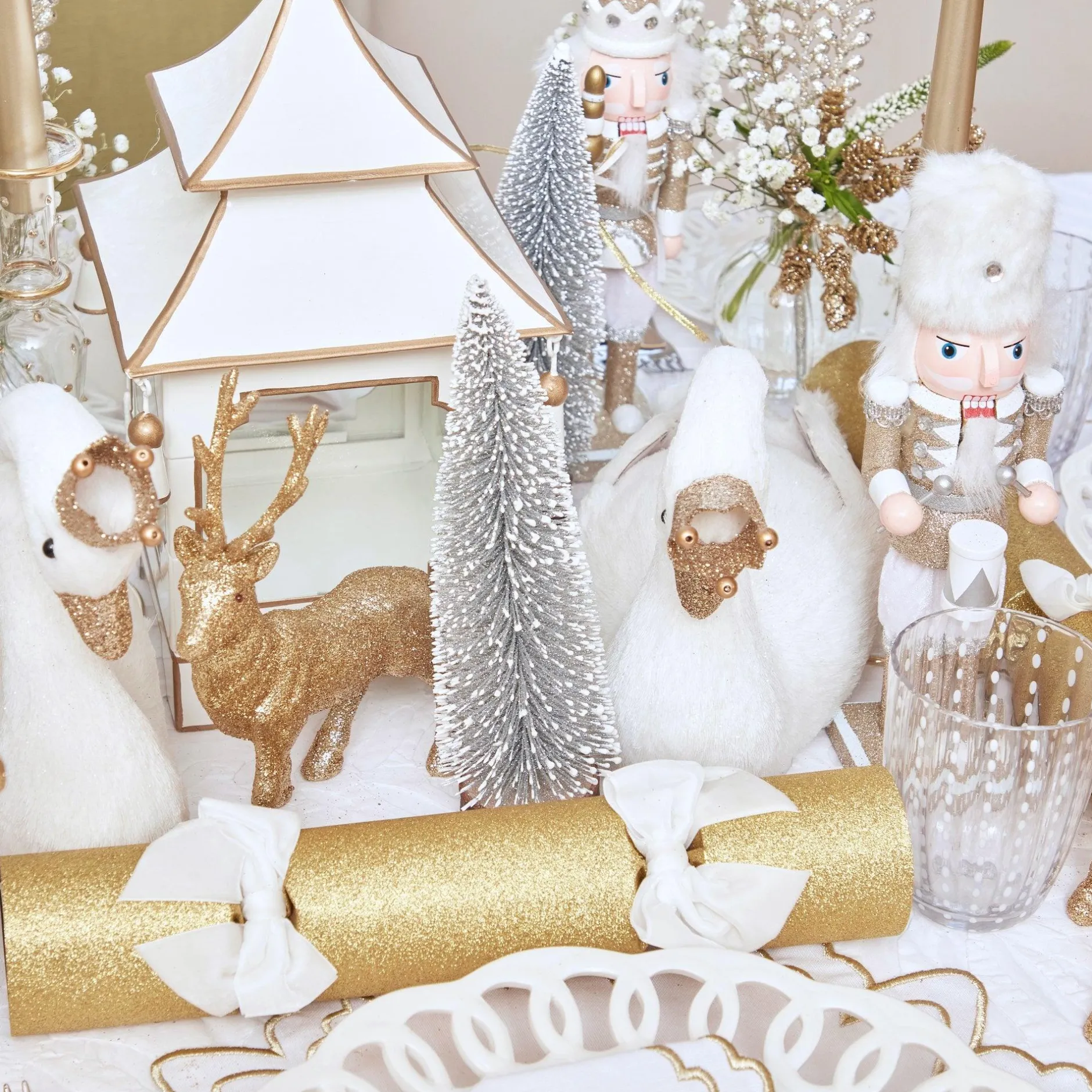 Discount Mrs. Alice White & Gold Pagoda Lantern