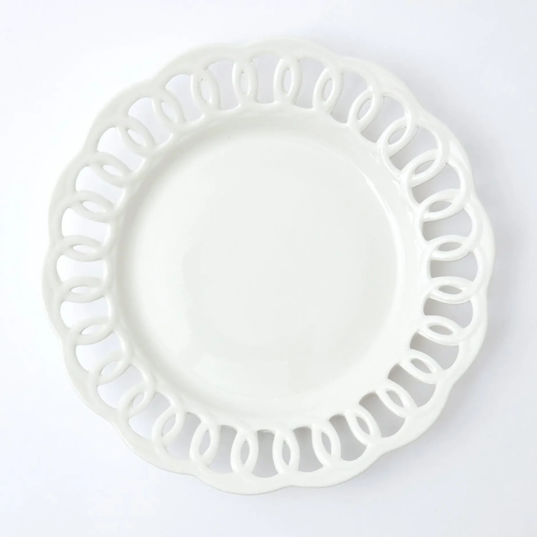 Best Mrs. Alice White Lace Dinner Plate