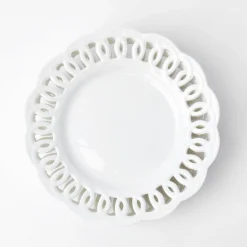 Mrs. Alice White Lace Dinner Plates (Set Of 4)